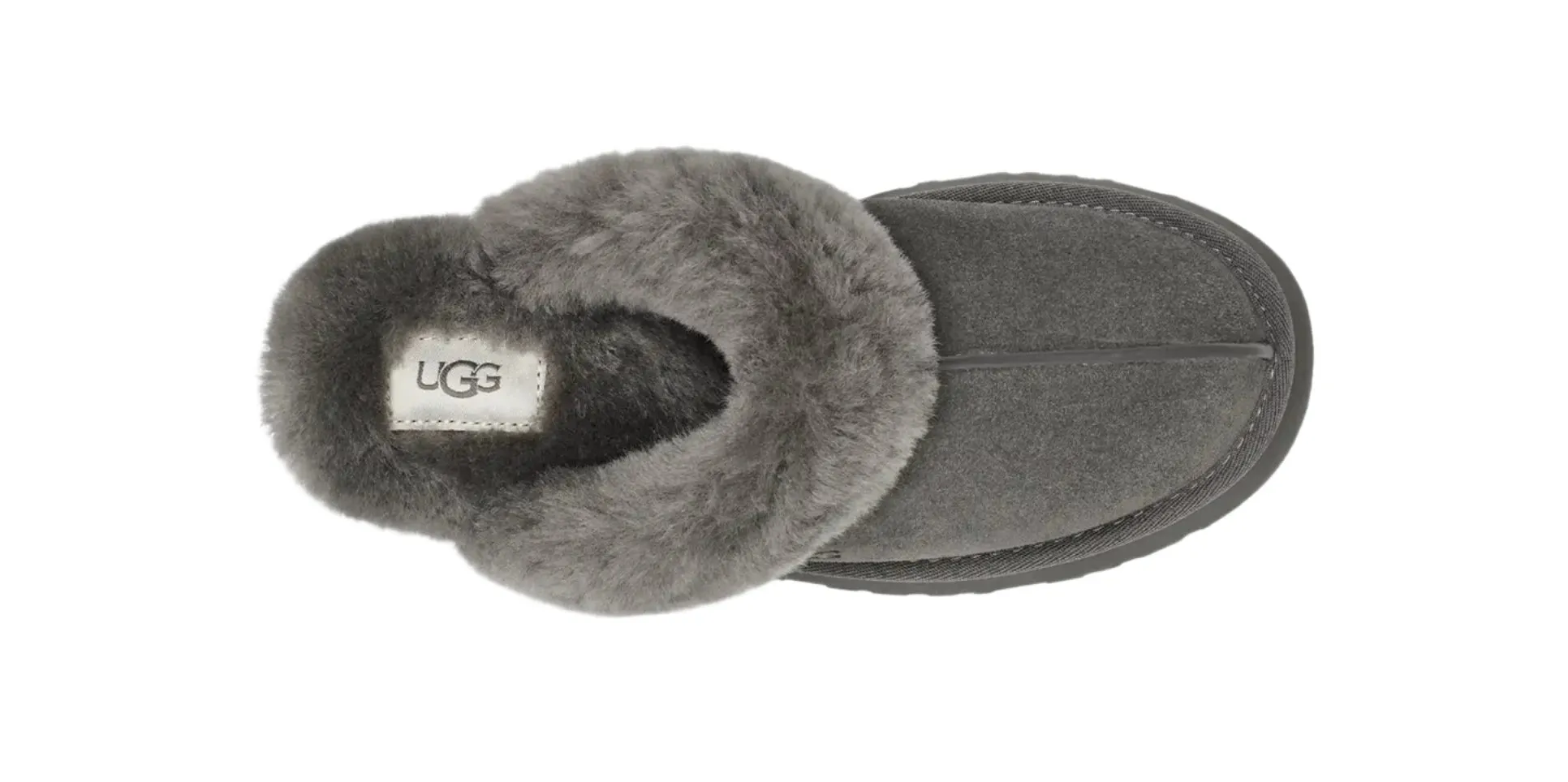 WOMEN'S UGG DISQUETTE SLIPPER | CHARCOAL