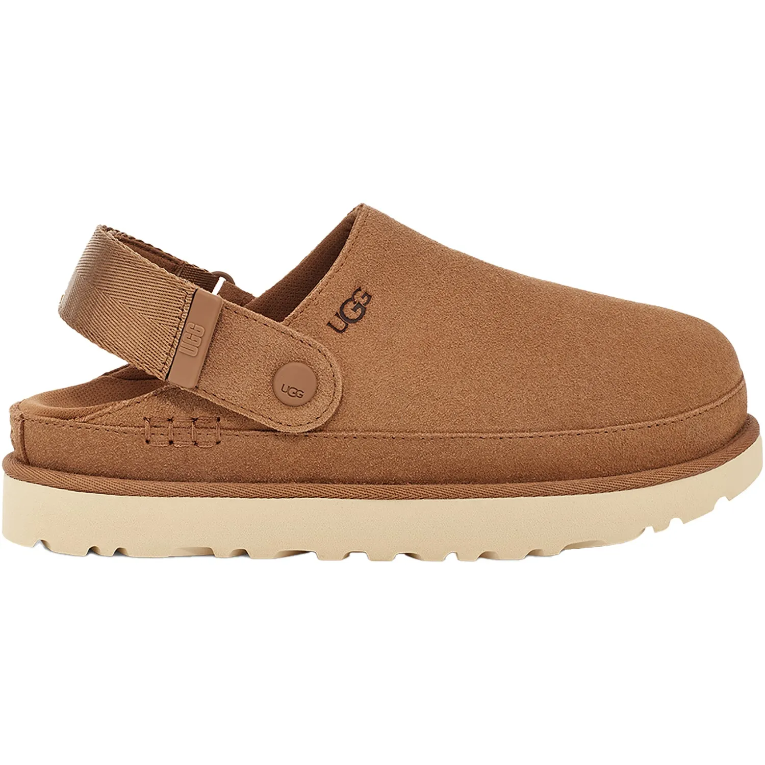 Women's UGG Goldenstar Clog Chestnut Suede