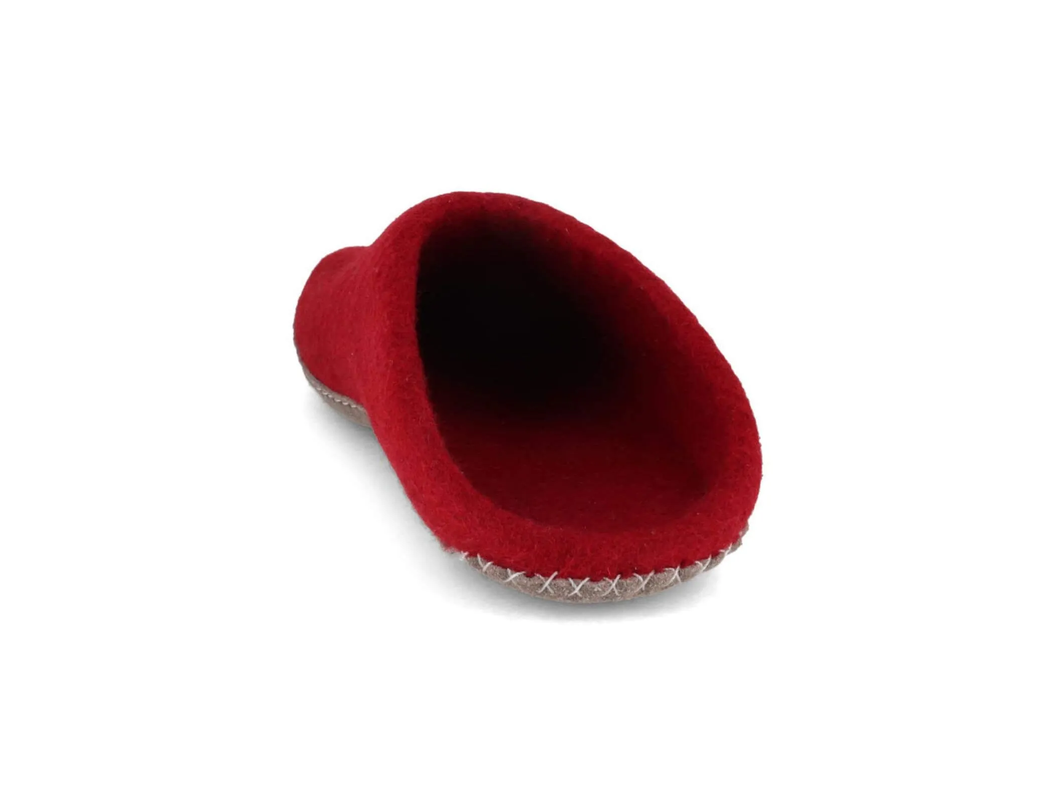 WoolFit Tibet | Guest Slippers with Leather Sole