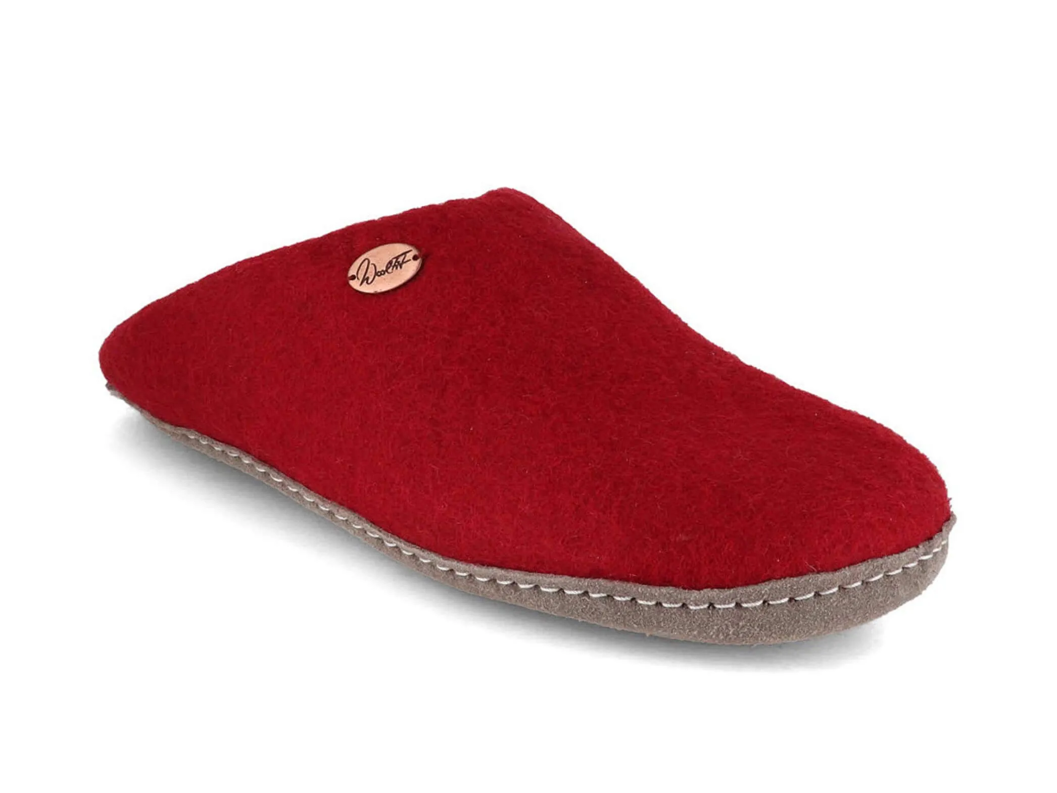 WoolFit Tibet | Guest Slippers with Leather Sole