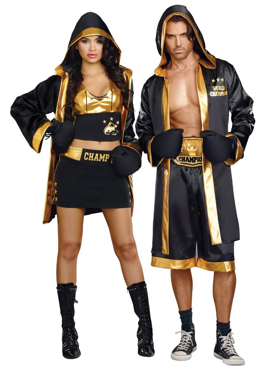 World Champion Boxer Mens Plus Size Costume