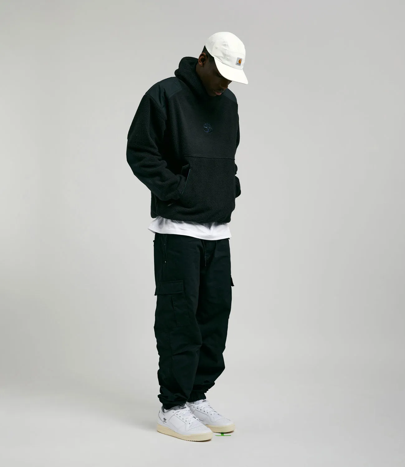 Yardsale Stealth Hooded Fleece - Black